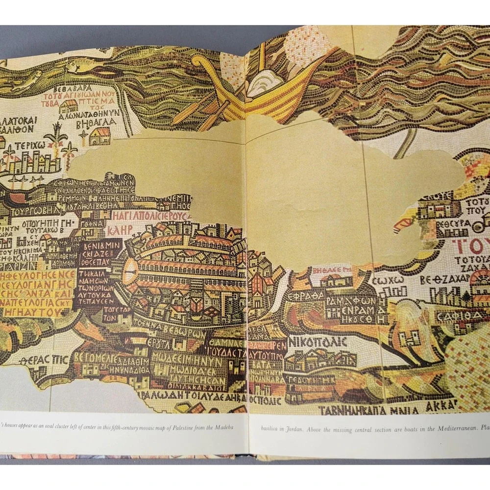 Vintage The Holy Land In The Time Of Jesus Norman Kotker 1967 Hardcover History